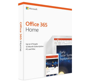 Microsoft Office 365 Home - 6 Users PC/MAC - 1 Year